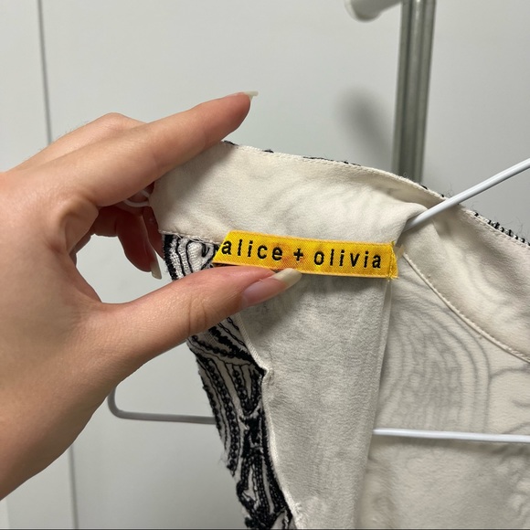 Alice+Olivia❣️Paisley Print Flared dress - Picture 15 of 17